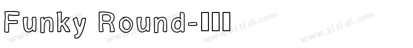 Funky Round字体转换
